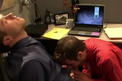 excited Office homo dudes banging booties In The Office