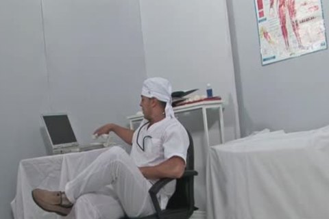 Uniformed Doc cock came