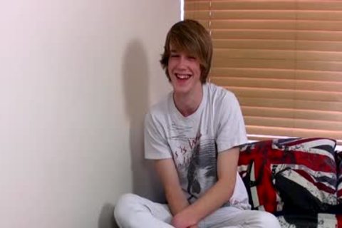 Ginger Emo twink Kai Alexander Pleasures Himself On A sofa
