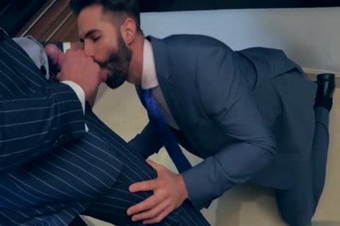 Muscle homosexual anal invasion With Facial