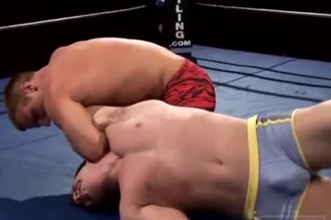 Friday Nite Wrestle 65 cheeky Frat twink Wrestling