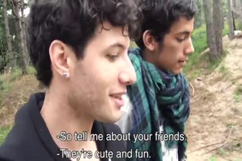 wild Latino lad gets His darksome hole Creampied By A Hung man