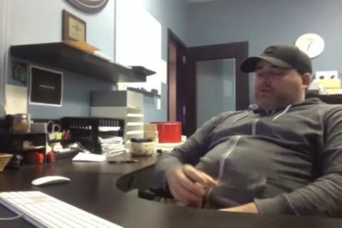 Jacking Off At The Office