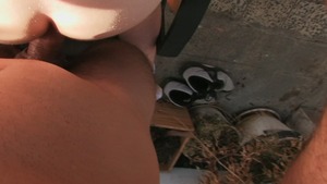 Pouty legal age teenager teen is getting ready for painfully butthole