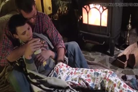 Daddy Warms Up His wet Bottom boy By plowing Him Hard