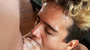 Drill My Hole - Asian Axel Kane face fuck in the bed