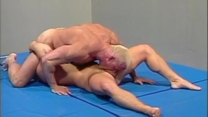 Brett And John Wrestle And pound