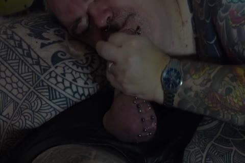 gay slut Sucks penis In Leather