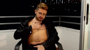 tasty Latino Jerks Off On His Balcony CAM4 Male