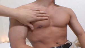 GayAsianNetwork: Dai wearing suit jerking penis