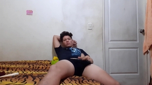 BarebackLatinoz: Pumping in the bed