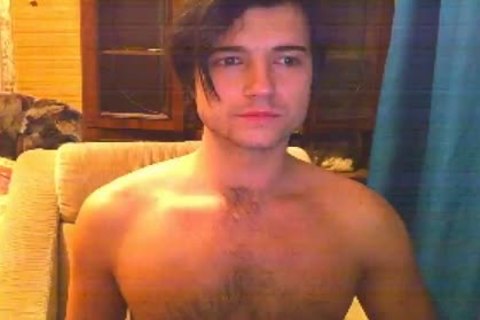 concupiscent Hunk Wanks Fingerfucks Cums & Eats It