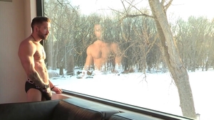 Maskurbate: Zack Lemec fantasy fucking in the shower