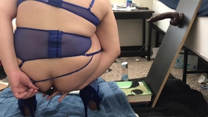 deep Throating Bbc sextoy before Wrecking arse