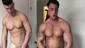 Two attractive Tops Wrestling & Jerking
