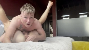 Tall Uncut man pounds & Breeds His Real-Life husband