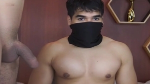 pumped up lad acquires nailed On webcam