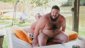 Two handsome Bear bang