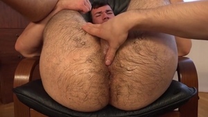Oleg Hubert widens His hirsute wazoo