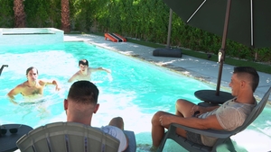 Twink Trade: Poolside Foursome - Will Boys Make the Cut?