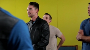 Next Door Originals: Ivan Mounts Brad as Johnny Shoves Cock