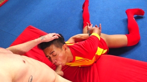Izan Dominates the Young Lad