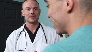 Pride Studios: Jock Stepson Visits Doctor for Rimming