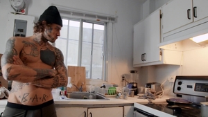 Alex Montenegro Rides the Cum-Covered Floor