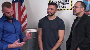Family Dick: Threesome In The Classroom For Shane And Stepdad