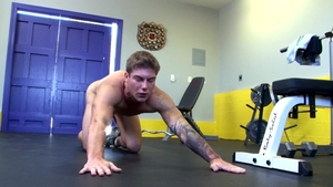 Next Door Male: Inverted Bench Tease