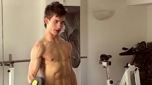 Gym Boys Go Hard with Their Workouts