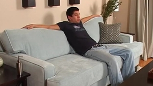 Solo: The Standing Cumshot Spectacle with Tall Devon