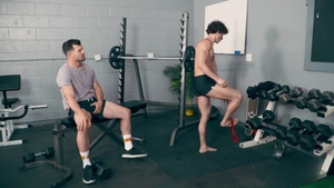 Sean Cody: Curly-Haired Gym Temptation Fulfilled
