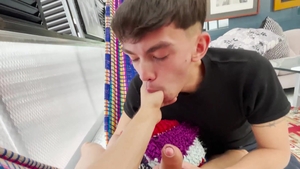 AmateurGayPOV: Big Cock for Sullen Twink