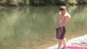 Next Door Male: Teasing His Own Todger