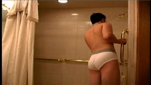Boyz Party: Shower Serenade with a Solo Stroke